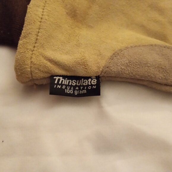Thinsulate Wells Lamont Cowhide Heavy Duty Work Gloves Size Large - Picture 4 of 4